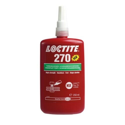 LOCTITE 270 – 250ml – Ljepilo za osiguranje vijaka – visoka čvrstoća
