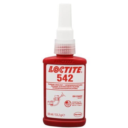 Loctite 542 Pipe Thread Sealant for small metal fittings 50ml
