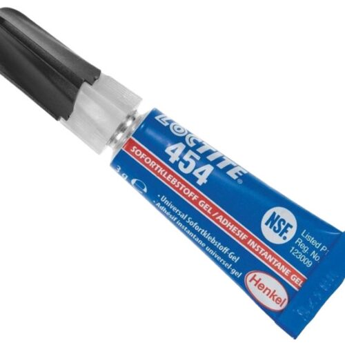 Loctite 454 Universal instant adhesive non-drip gel clear 3g tube