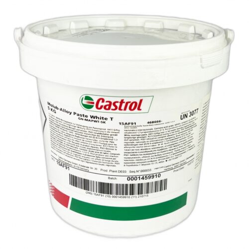 Castrol Molub-Alloy Paste White T Assembly paste NLGI 1 – 5kg bucket