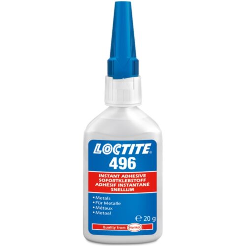 Loctite 496 CA Instant adhesive for metals low viscosity clear 20g
