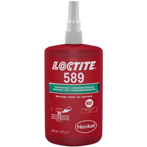 Loctite 589 Threadlocker high strength, low-viscosity 250ml bottle