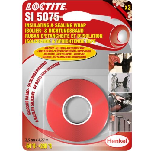Loctite SI 5075 Sealing and insulating silicone rubber wrap 2.5x427cm