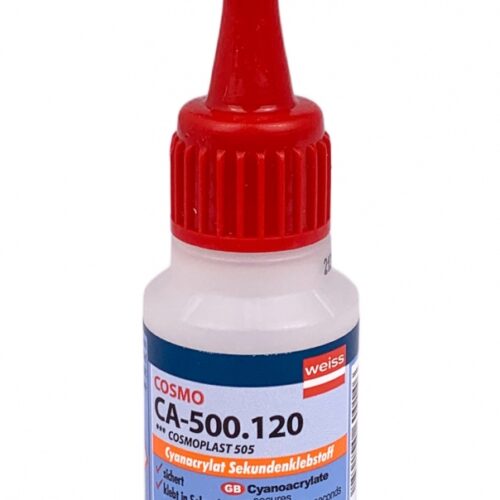 Cosmo CA-500.120 high strength Instant glue clear 20g bottle
