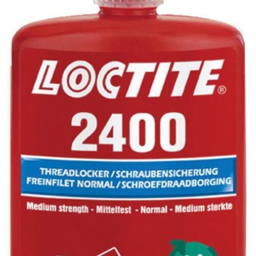 Loctite 2400 Non Hazardous Threadlocker medium strength blue 250ml