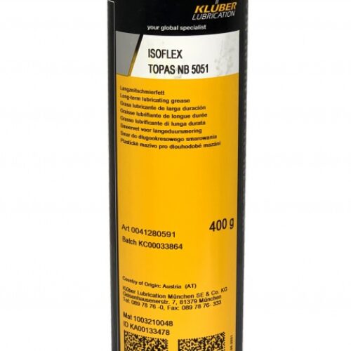 Klüber ISOFLEX TOPAS NB 5051 Synthetic long-term grease 400g cartridge