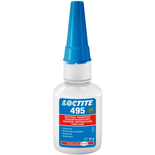 Loctite 495 Universal fast bonding instant adhesive clear 50g bottle