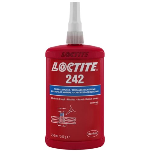 Loctite 242 Threadlocker medium strength blue 250 ml