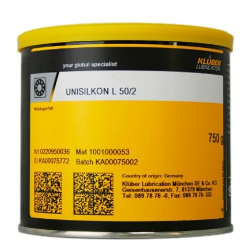 Klüber UNISILKON L 50/2 High-temperature grease 750g tin