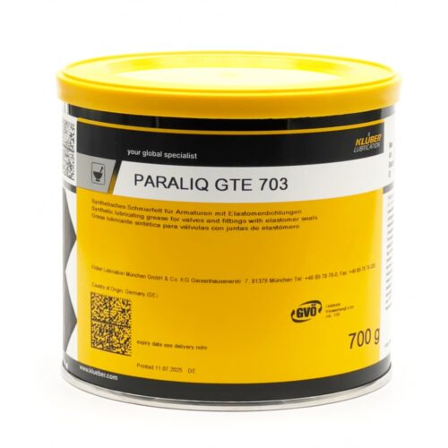 Klüber PARALIQ GTE 703 Lubricating grease for valves 700g can