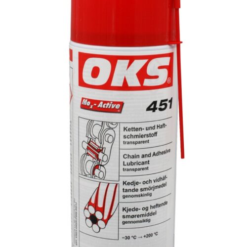OKS 451 Chain and Adhesive Lubricant, transparent, Spray 400ml