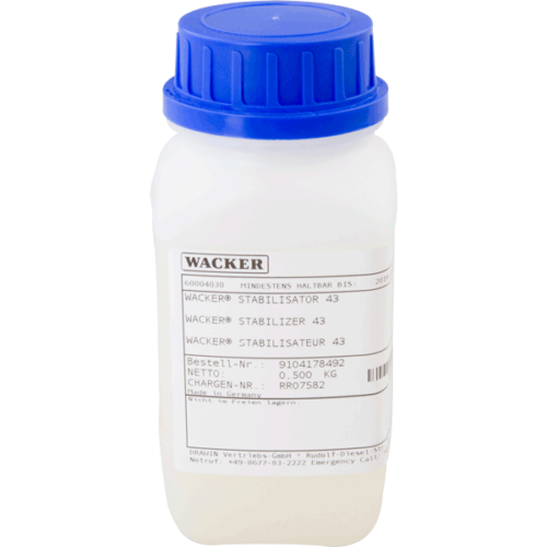 Wacker STABILIZER 43 silicone rubber RTV-2 mold making 0.5kg/can