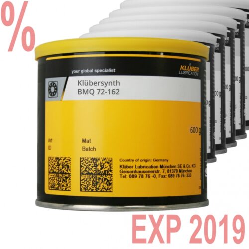 Klübersynth BMQ 72-162 Grease, Best before 2019, 600g