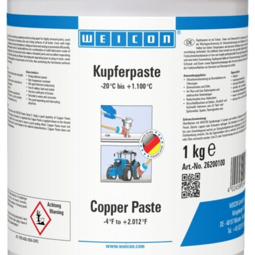 Weicon Copper Paste KP 1000 for high temperatures up to 1100 °C – 1kg