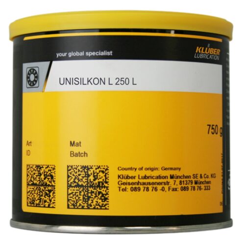 Klüber Unisilkon L 250 L Grease for valves and fittings NSF H1 750g