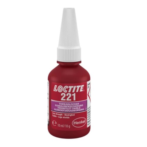Loctite 221 Threadlocker for small screws low strength purple 10 ml