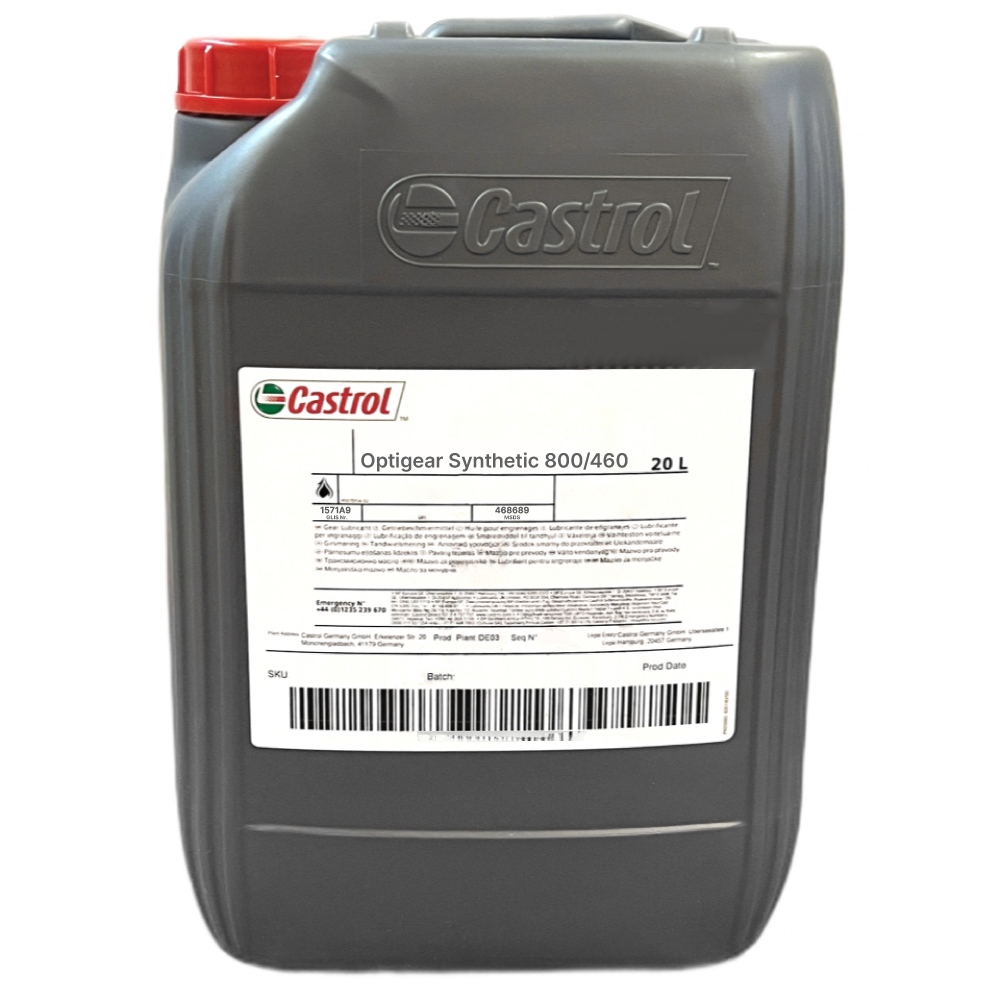 Castrol Optigear Synthetic 800/460 Gear oil CLP 460, 20l canister