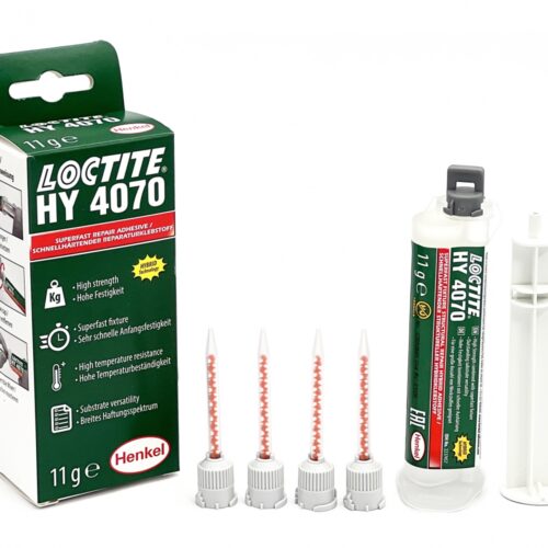 Loctite HY 4070 Two Part Repair Instant Adhesive ultra fast clear 11g