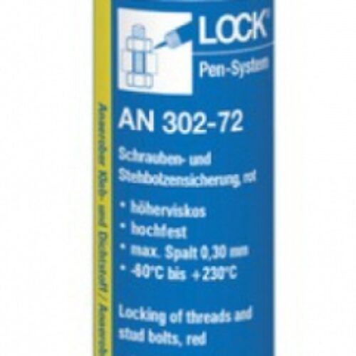 Weicon AN 302-72 High-temperature Threadlocker high strength red 20 ml