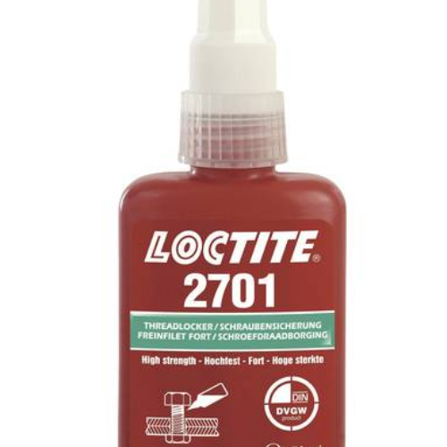 Loctite 2701 Threadlocker for chromated screws high strength 50ml