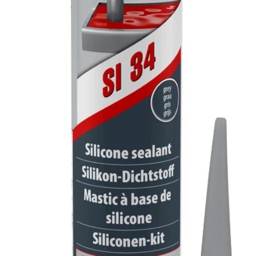 Teroson SI 34 cartridge Silicone sealant grey 300ml