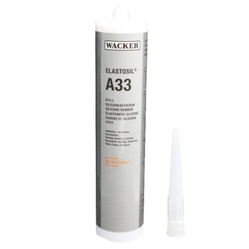 Wacker Elastosil A33 Moisture Curing Silicone Rubber RTV-1 ivory 310ml