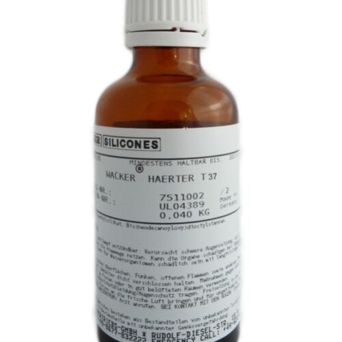 Wacker T37 Hardener for RTV-2 silicone rubber 40g glas bottle