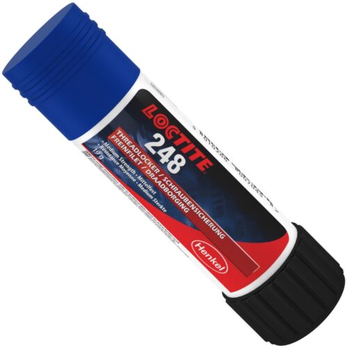 Loctite 248 Non-drip threadlocker medium strength blue 19g stick