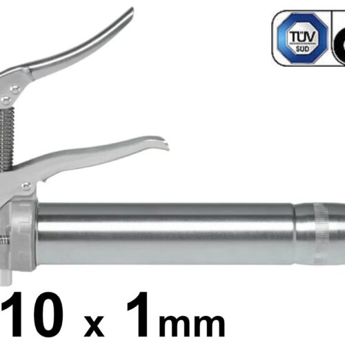Umeta One-hand Grease Gun 85/PK, zinc-coated steel, thread M10x1