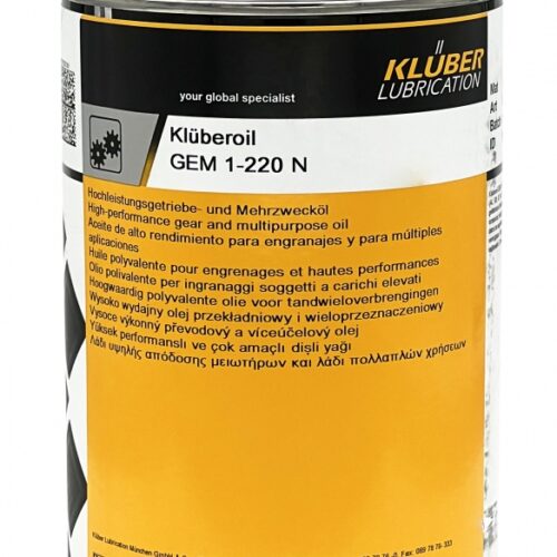 Klüberoil GEM 1-220 N High-performance gear oil 1L