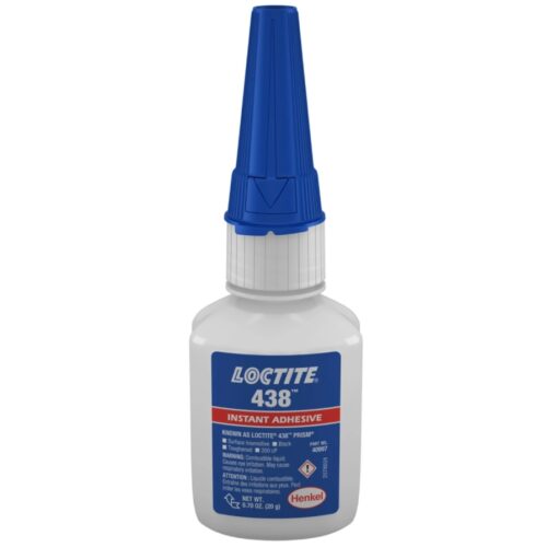 Loctite 438 Toughened ethyl-based instant adhesive black 20g bottle