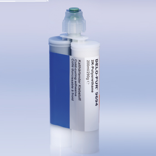 Delo-Pur 9694 Two Part Polyurethane Glue black 290g cartridge