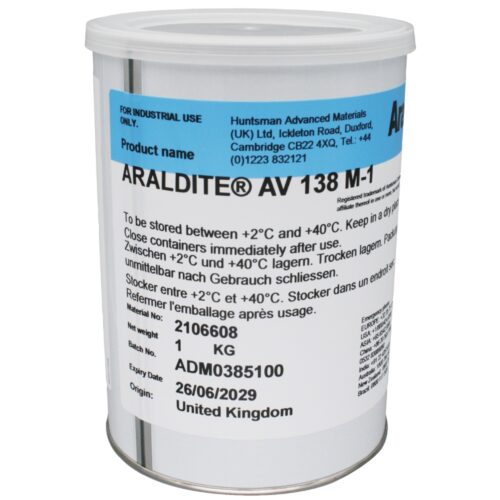Huntsman Araldite AV 138 M-1 Epoxy adhesive 1kg can