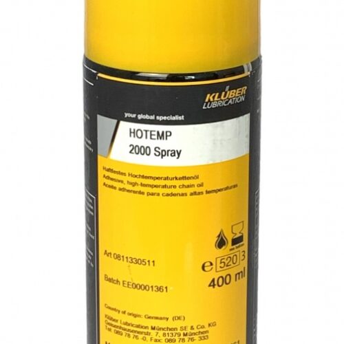 Klüber HOTEMP 2000 High-temperature lubricating oil spray 400ml