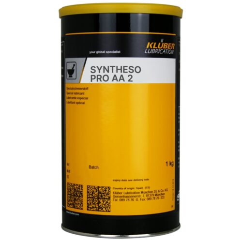 Klüber SYNTHESO PRO AA 2 Grease for rubber seals and plastics 1Kg can