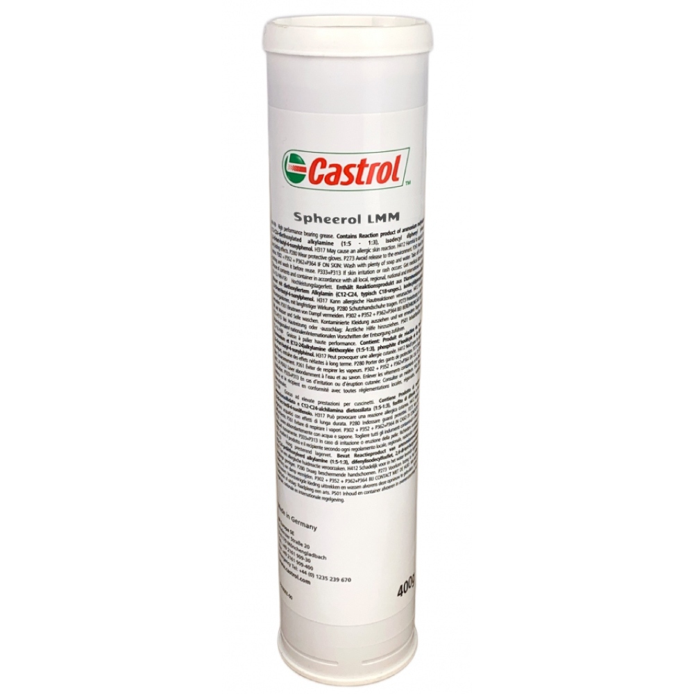 Castrol Spheerol LMM Lithium based bearing grease NLGI2 400g cartridge