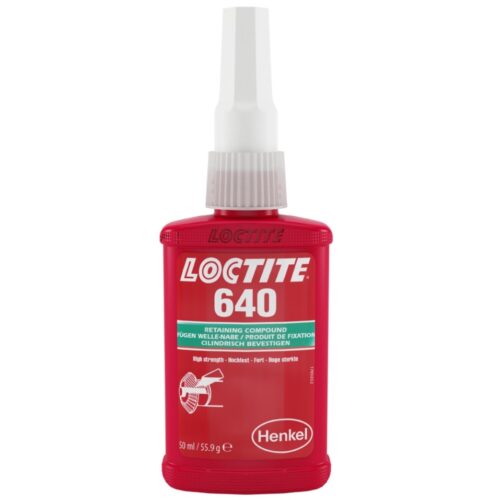 Loctite 640 Retaining Compound slow curing high strength green 50ml