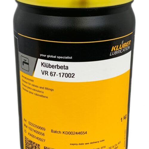 Klüberbeta VR 67-17002 Special soft grease for heating valves 1kg can