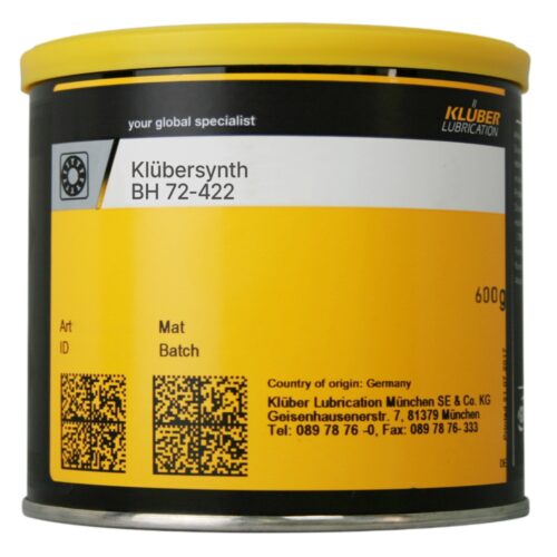Klübersynth BH 72-422 High-temperature grease for bearings 600g can
