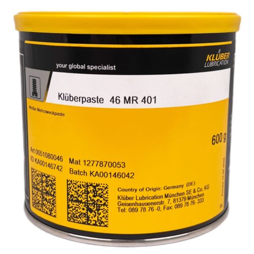 Klüberpaste 46 MR 401 Visokotlačna maziva pasta 600g konzerva