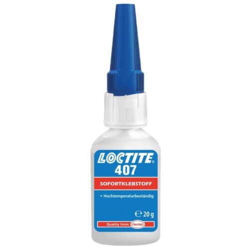 Loctite 407 CA Instant adhesive super glue heat resistant 20g bottle