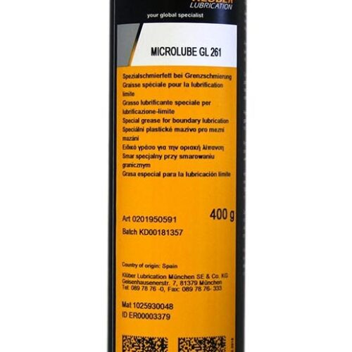 Klüber MICROLUBE GL 261 Special lubricating grease 400g