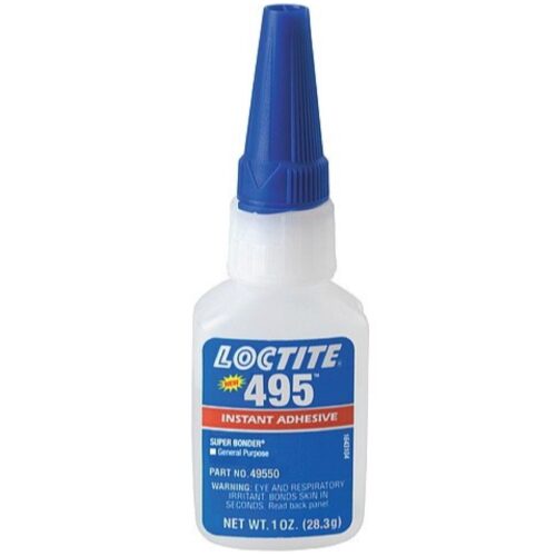 Loctite 495 cyanoacrylate instant adhesive clear 20g