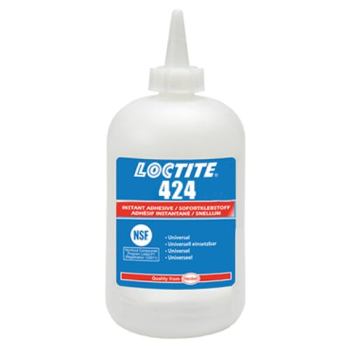 Loctite 424 Transparent ethyl-based instant adhesive 500g bottle