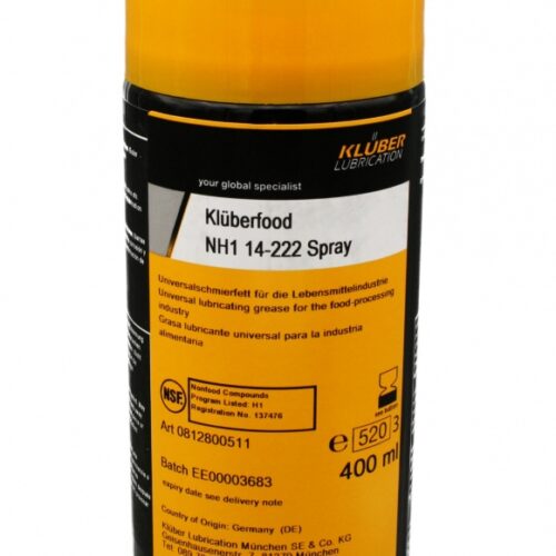 Klüberfood NH1 14-222 Grease for food processing 400ml  Spray can
