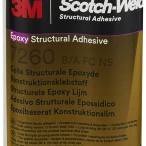 3M Scotch-Weld 7260 FC NS Two-part Epoxy Adhesive non-sag black 400ml