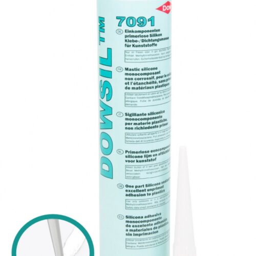 Dowsil 7091 White Silicone Adhesive Sealant 310ml cartridge